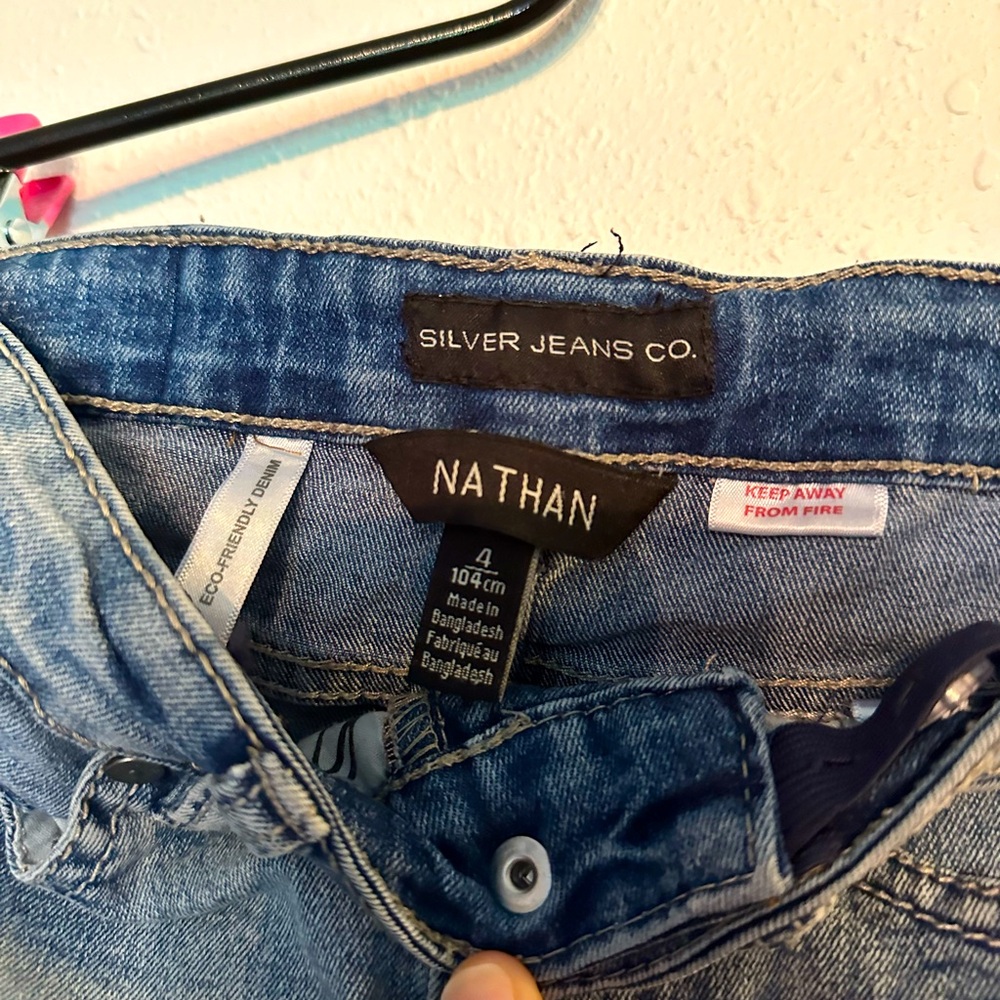 Toddler Boys Silver Jeans, style: Nathan. Size: 4.